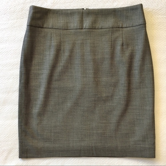 Banana Republic Pencil Skirt - Black/white Size 14 - Picture 1 of 8